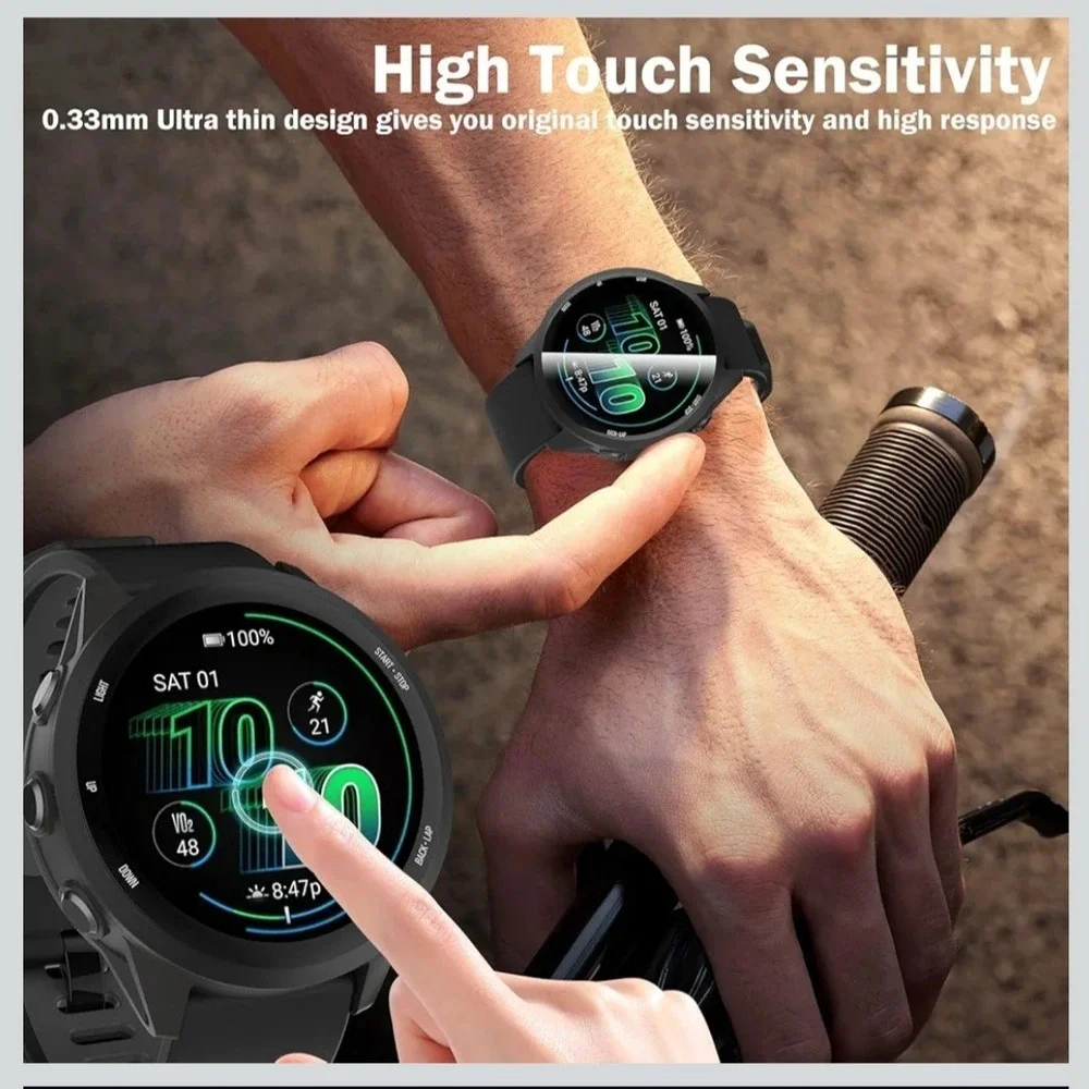 5 Pack Watch Screen Protector for Garmin Forerunner 570 42Mm, TPU Material, Anti